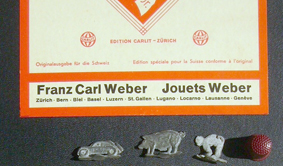 Red thimble in 2 editions of F.C.Weber.