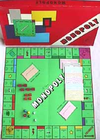 Monopoly with cities and villages of Cyprus.