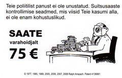 Estonian Monopolisti card.