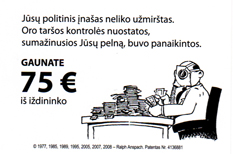 A Lithuanian Monopolisti card.