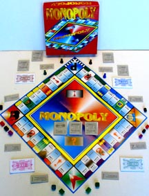 Monopoly published by Europlastic-Skopje, red box.