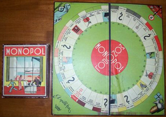 ±1937 Monopol mini box with separate board.