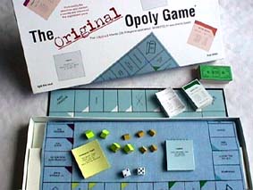 Het OriginalOpoly spel (UK versie).