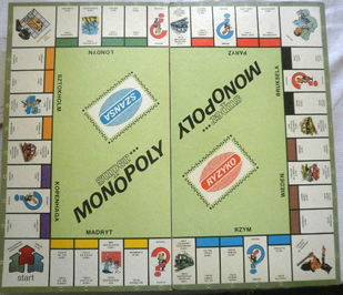 Game board of Super***Monopoly.