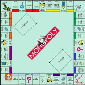 RAK Monopoly board.