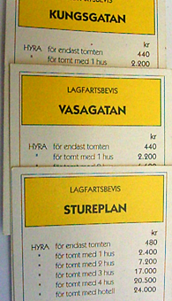 Increased rent on Stureplan, edition 1996.