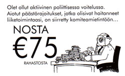 Een Fins Monopolisti kaartje.