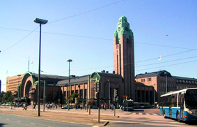 Helsinki main railway station.